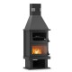 Wood burning stove with oven Balkan Energy FS AERO 90-50, 20.12kW | Wood Burning Stoves With Oven | Wood Burning Stoves |