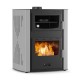 Wood burning stove with back boiler and oven Balkan Energy ATS HYDRO ΜΑSΙΝΑ 90-30, 35kW | Wood Burning Stoves With Oven | Wood Burning Stoves |