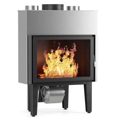 Wood Burning Fireplace Balkan Energy ATS STABLE AIR 800, with air ducts, 15.95kW - Product Comparison