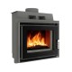 Wood Burning Fireplace UNIFLAM 600 DURO S with air supply, 10kW |  |  |