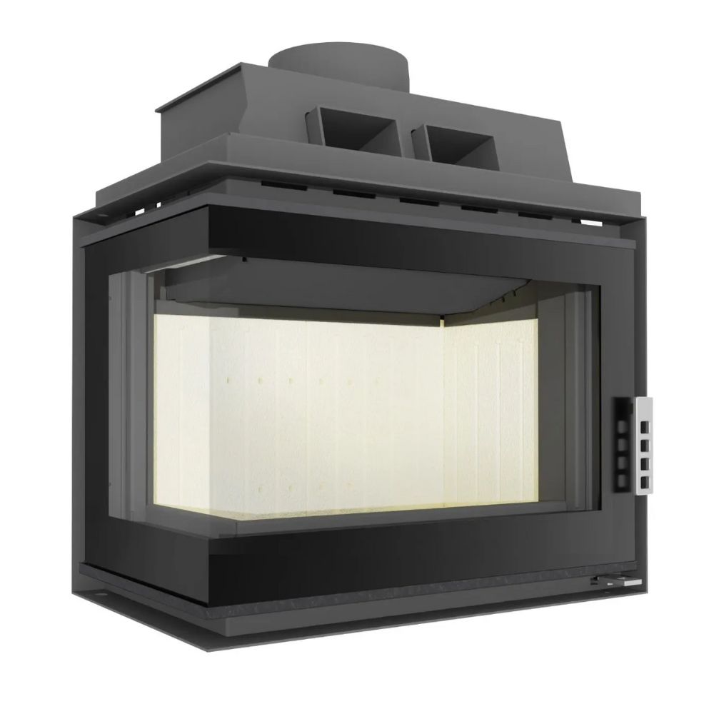 Wood Burning Fireplace  UNIFLAM 600 DURO S with air supply, left side, 11kW |  |  |