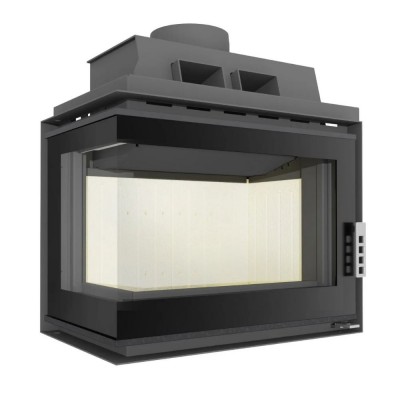 Wood Burning Fireplace  UNIFLAM 600 DURO S with air supply, left side, 11kW - Product Comparison