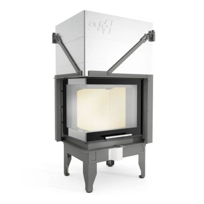 Wood Burning Fireplace UNIFLAM 660 DURO with air ducts and air supply, left side, 10.25kW - Product Comparison