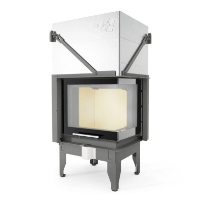 Wood Burning Fireplace UNIFLAM 660 DURO with air ducts and air supply, right side, 10.25kW - Product Comparison