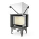 Wood Burning Fireplace UNIFLAM 660 DURO with air ducts and air supply, right side, 10.25kW |  |  |