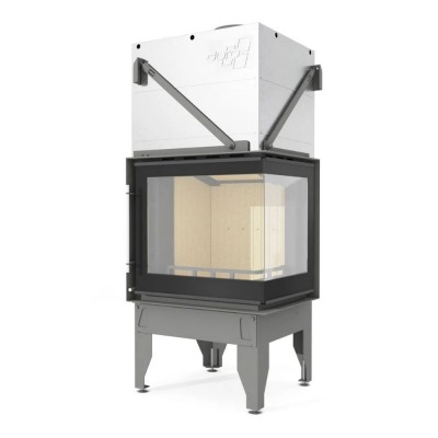 Wood Burning Fireplace UNIFLAM 660 DURO with air ducts and air supply, right side, 10kW - Product Comparison