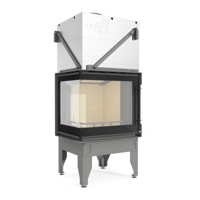 Wood Burning Fireplace UNIFLAM 660 DURO with air ducts and air supply, left side, 10kW - Product Comparison