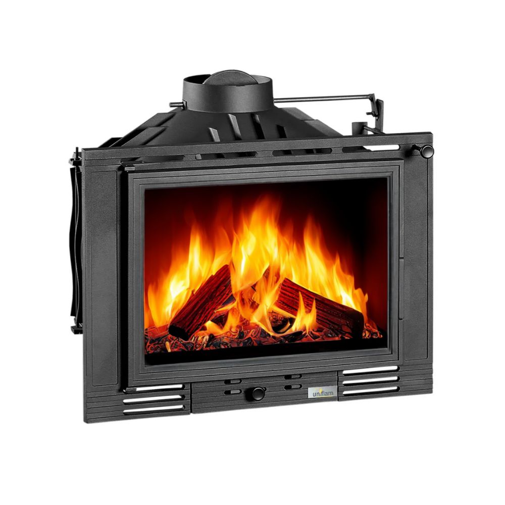 Wood Burning Fireplace UNIFLAM 700 ECO with damper and air supply, 8kW |  |  |