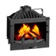 Wood Burning Fireplace UNIFLAM 700 STANDARD ECO with damper, 10kW |  |  |