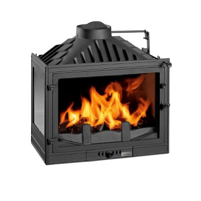 Wood Burning Fireplace UNIFLAM 700 STANDARD with damper, left side, 14kW - Product Comparison