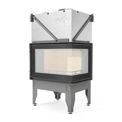 Wood Burning Fireplace UNIFLAM 760 DURO with air ducts and air supply, right side, 10.8kW - Product Comparison