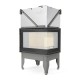 Wood Burning Fireplace UNIFLAM 760 DURO with air ducts and air supply, right side, 10.8kW |  |  |