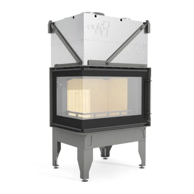 Wood Burning Fireplace UNIFLAM 760 DURO with air ducts and air supply, left side, 10.8kW - Product Comparison