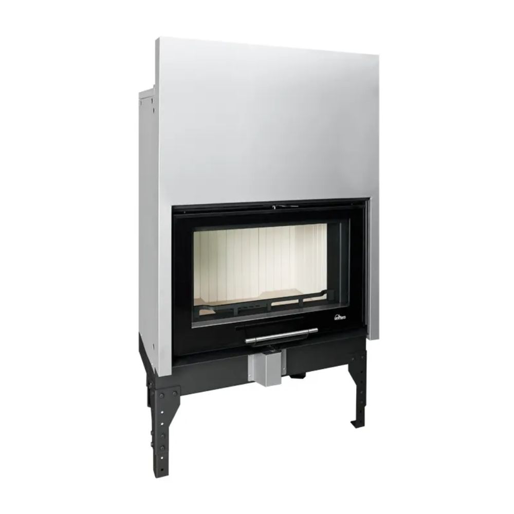 Wood Burning Fireplace UNIFLAM 760 EVO with lifting door and air supply, 11kW |  |  |