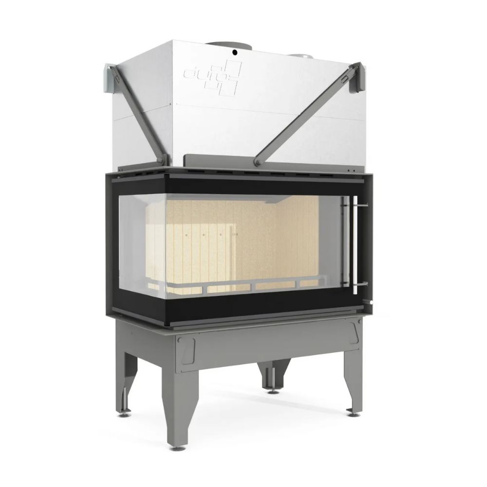 Wood Burning Fireplace UNIFLAM 860 DURO with air ducts and air supply, left side, 14.1kW |  |  |