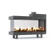 Gas fireplace Balkan Energy GAS 3SIDE 70, 5.8kW - 7.8kW | Gas fireplaces |  |