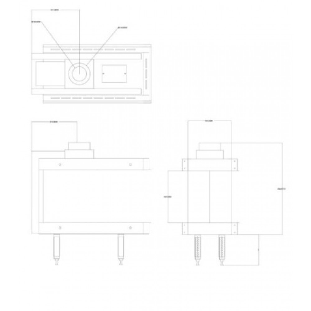 Gas fireplace Balkan Energy GAS 3SIDE 70, 5.8kW - 7.8kW | Gas fireplaces |  |