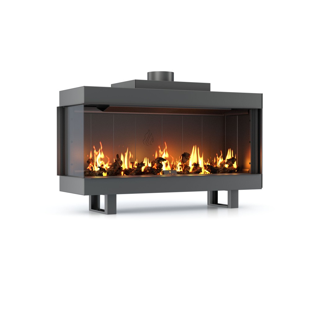 Gas fireplace Balkan Energy GAS CORNER 150, 13kW | Gas fireplaces |  |