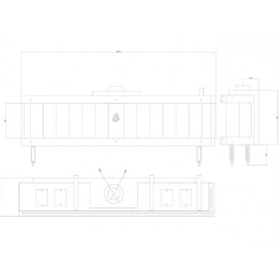 Gas fireplace Balkan Energy GAS CORNER 200, 17kW - Gas fireplaces