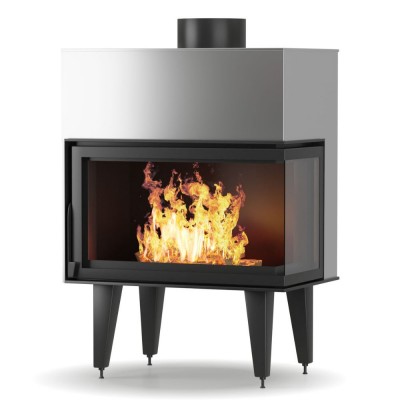 Wood Burning Fireplace with Back Boiler Balkan Energy ATS STABLE HYDRO CORNER 900, right, 27.23kW - Product Comparison