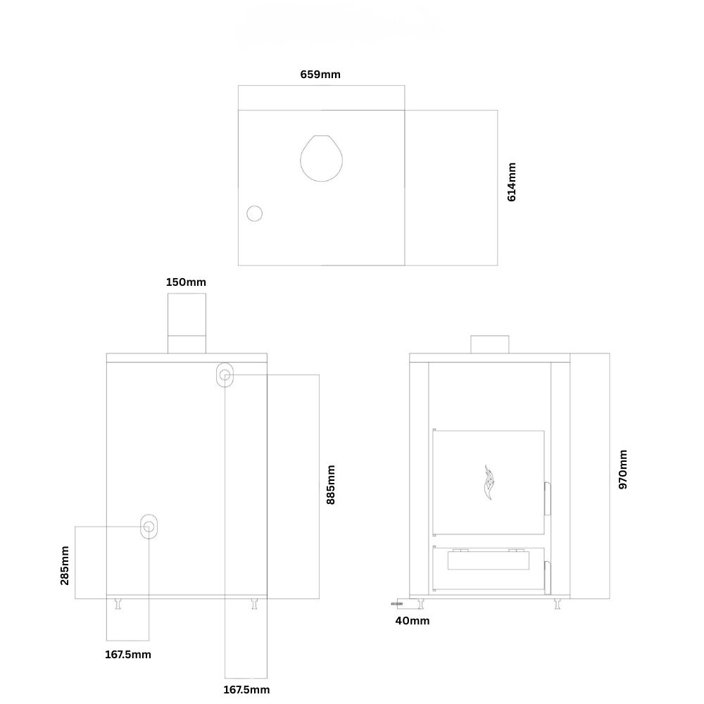 Wood Boiler for Central Heating Balkan Energy ATS HYDRO, 31 kW | Wood Boilers |  |