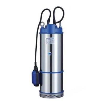 Submersible multistage pump with external float Electromash QDS90-4S, power 1.1 kW, head 43 m, flow 5400 l/h, suitable for wells and other applications - Electromash