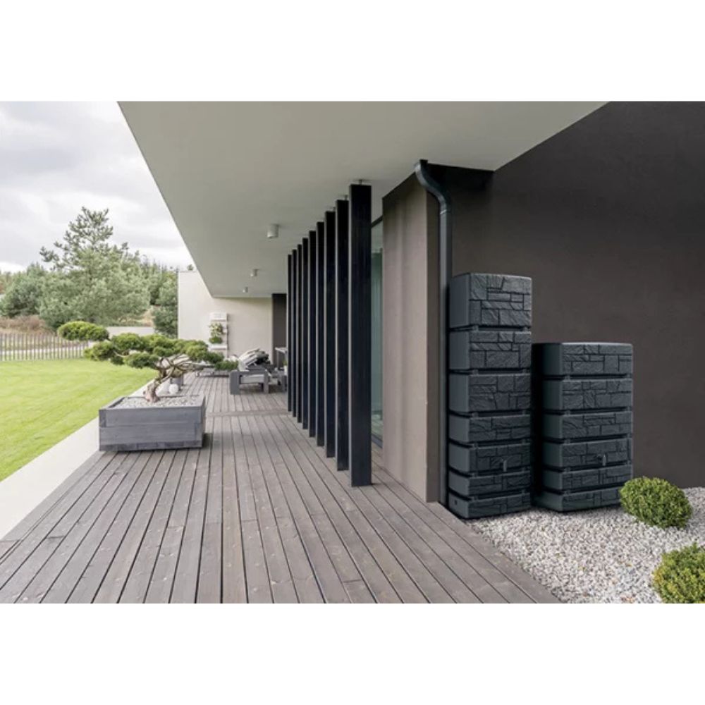 Rainwater tank Prosperplast Arves Tower Stone, 350L, Anthracite | Rainwater tanks |  |