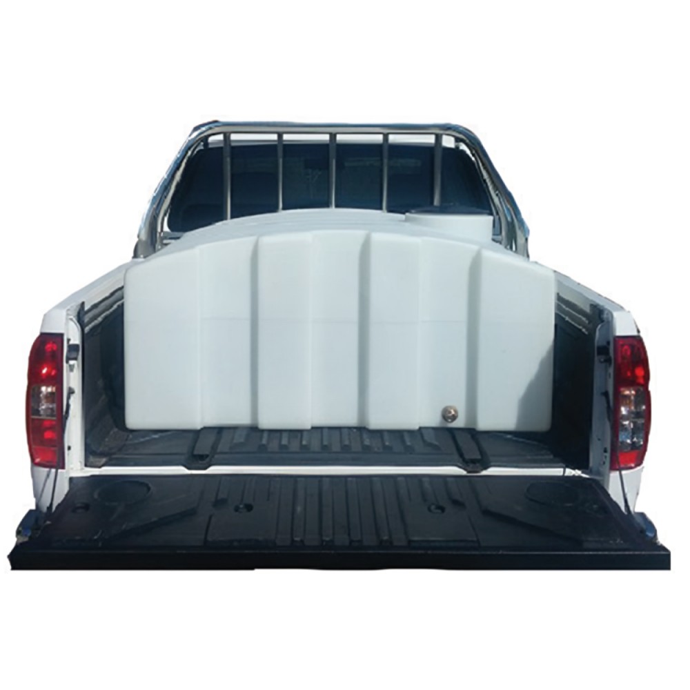 Drinking water storage tank HydroMoby PICK UP S9 for pickup truck, horizontal 850 L (white) |  |  |