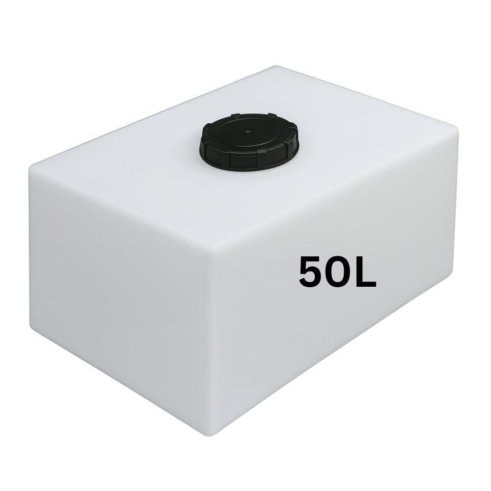 Drinking water storage tank HydroMoby SMALL S11, horizontal 50 L (white) | Drinking water storage tank HydroMoby SMALL S11, horizontal 50 L (white) | | |