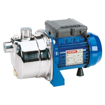 Self-priming water pump Speroni CAM 88 – power 750 W, head 46 m, flow rate 50 l/min, stainless steel - Speroni