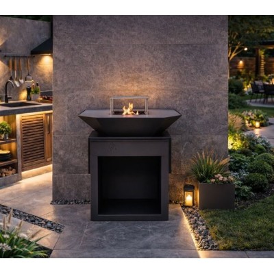 Steel charcoal Grill Balkan Energy POLY-920 - Barbecue