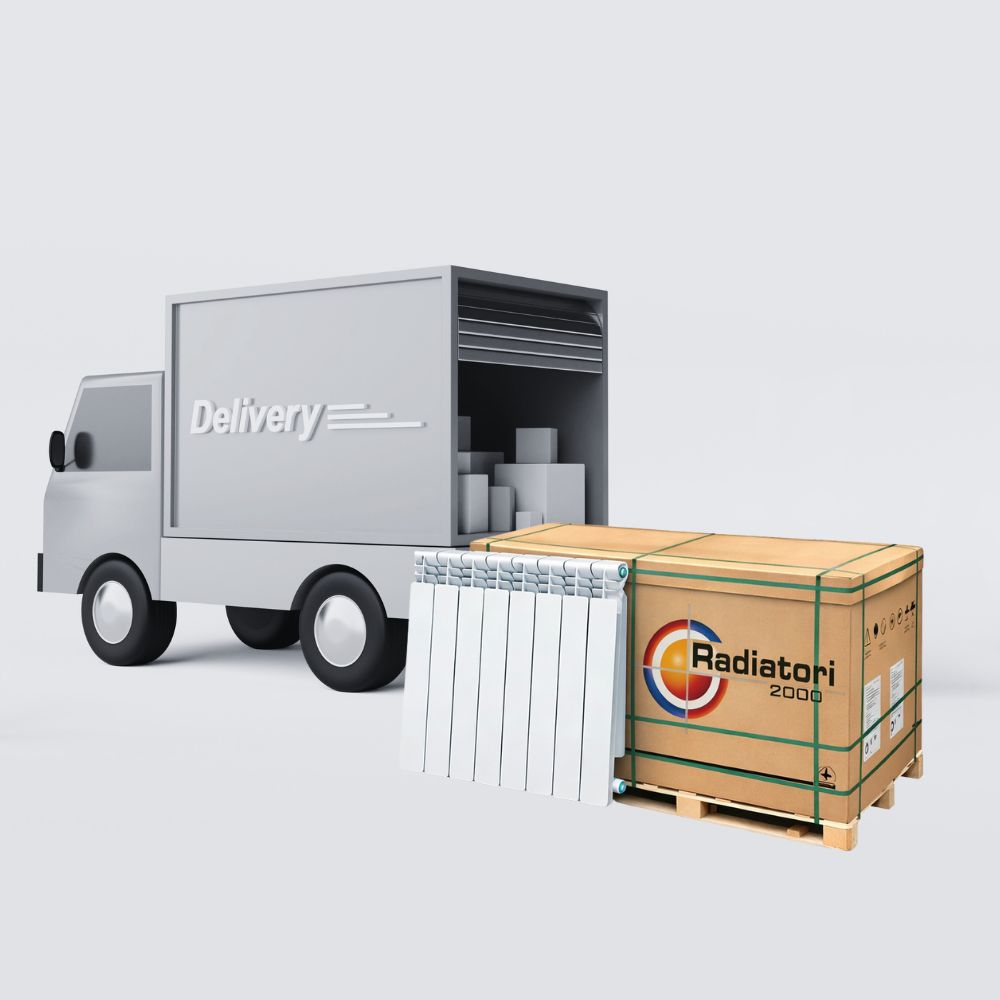 Complete Set of Aluminium Radiators Helyos Evo H350, 8 pcs x 10 sections | Aluminium Radiators | Radiators |