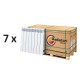 Complete Set of Aluminium Radiators Helyos Evo H350, 7 pcs x 10 sections | Aluminium Radiators | Radiators |