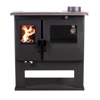 Wood cooker stove Verso CS Ceramic with ceramic hob, Right, 7.7kW - Wood Cooker Stoves