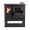 Wood cooker stove Verso CS Inox Ceramic with stainless steel oven and ceramic hob, Right, 7.7kW