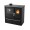 Wood cooker stove Verso CS Plus with stainless steel oven and steel hob, Black, Left, 7.7kW