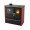 Wood cooker stove Verso CS Plus with stainless steel oven and steel hob, Red, Left, 7.7kW