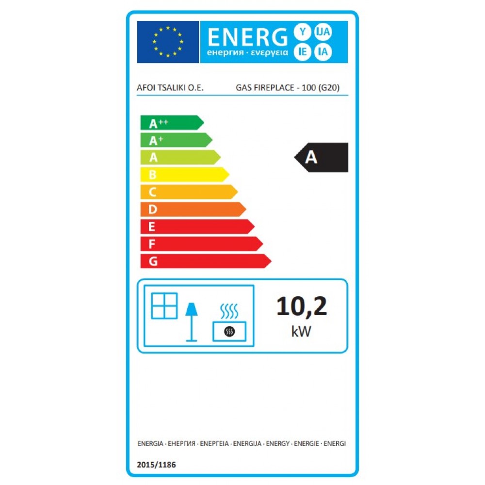 Gas fireplace Velmora Fire GAS STANDING PANORAMA, 3.9kW - 6.0kW | Gas fireplaces |  |