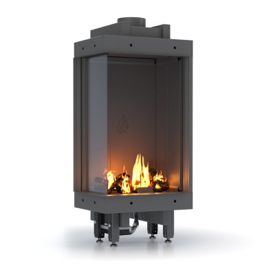 Gas fireplace Velmora Fire GAS STANDING CORNER, 3.9kW - 6.0kW - Gas fireplaces