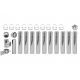 Flue kit for pellet stove, Stainless steel, Insulated, Ø100 (inner diameter), 11.7m