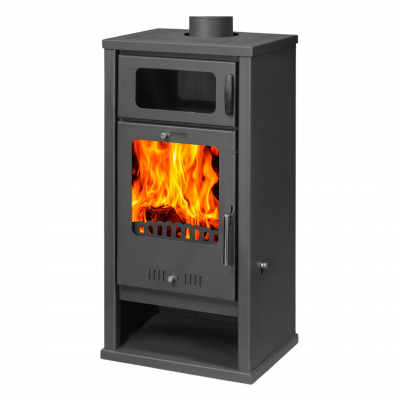 Wood burning stove with oven Balkan Energy Troy 7.8kW - Balkan Energy