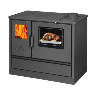 Wood burning cooker with cast iron top Balkan Energy 4020, 7.9kW - Balkan Energy
