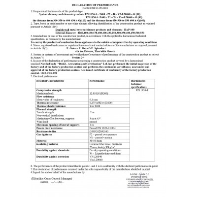 Flue kit Stainless steel Insulated Ø130 (inner diameter), 7.7m - Product Comparison