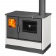 Wood cooker stove with cast iron top Balkan Energy 4020 White 7.9kW | Wood Cooker Stoves |  |