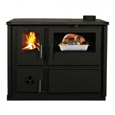 Wood burning cooker with back boiler Horvat Polar HTTE, 28 kW - Cookers With Back Boiler