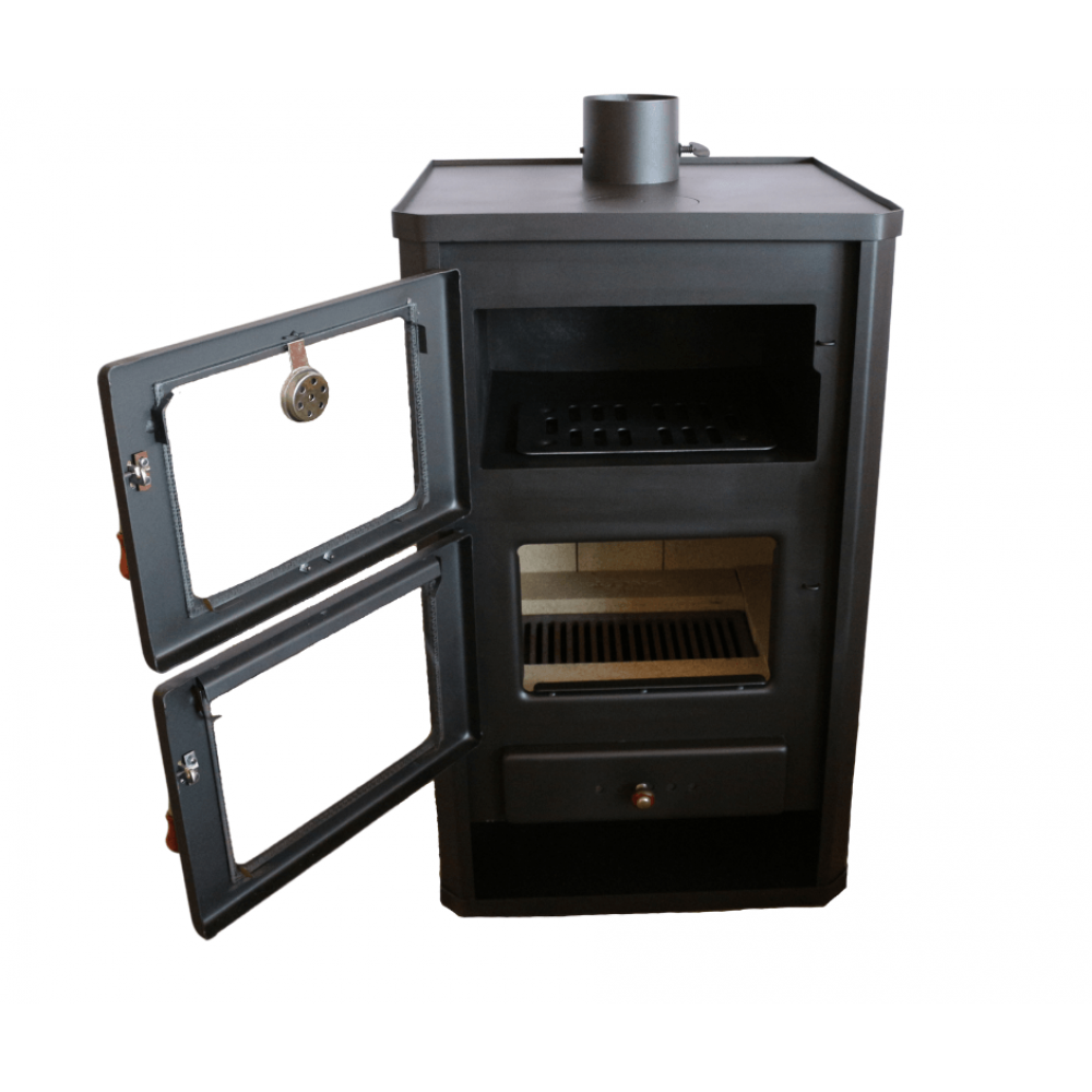 Wood burning stove with oven Prity FG 14.2kW, Log | Wood Burning Stoves | Stoves |
