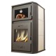 Wood burning stove with back boiler and oven Balkan Energy Rosana Ceramic, 18.56kW - 21.49kW | Wood Burning Stoves With Oven | Stoves |