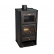 Wood burning stove with oven Prity FM 12.1kW, Log | Wood Burning Stoves | Stoves |