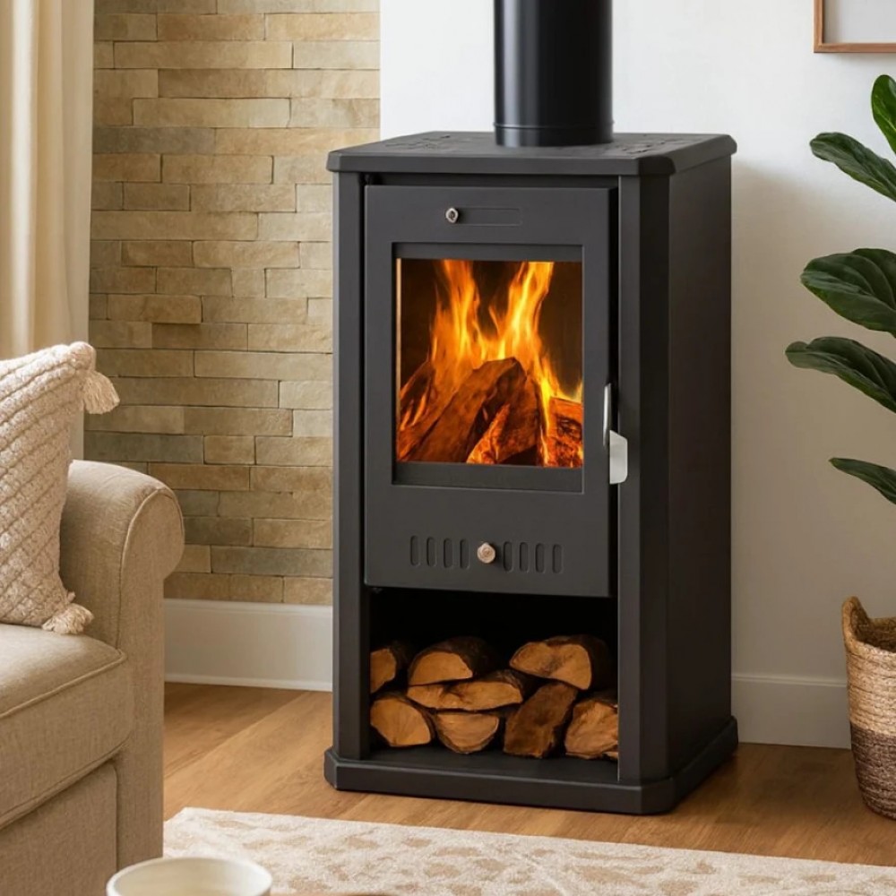 Wood burning stove Balkan Energy Bianca, 8.5kW | Wood Burning Stoves | Stoves |