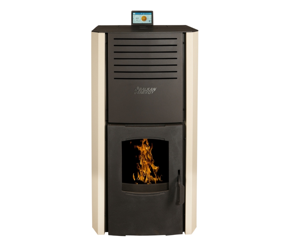 ᐉ Pellet boiler stove Balkan Energy Sofia, 25kW – Top Prices |  BalkanEnergy.CO.UK